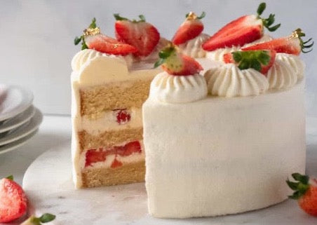 8" Strawberry Shortcake Cake